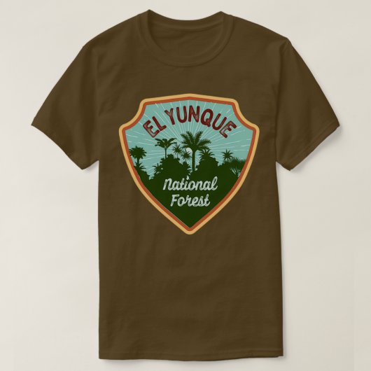 El Yunque Nationale Forest sticker gift III T-shirt (Design voorkant)