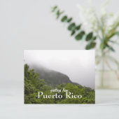 El Yunque, Puerto Rico Briefkaart (Staand voorkant)