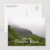 El Yunque, Puerto Rico Briefkaart (Voorkant / Achterkant)