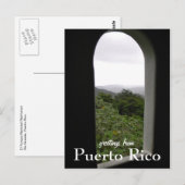 El Yunque, Puerto Rico Briefkaart (Voorkant / Achterkant)