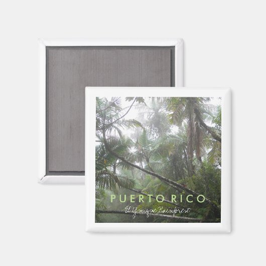 El Yunque, Puerto Rico Magneet (Voorkant / Achterkant)