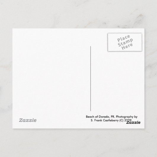 El Yunque Rain Forest Briefkaart (Achterkant)