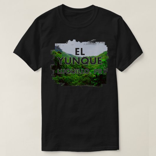 el yunque shirt puerto rico US National rain fores (Design voorkant)