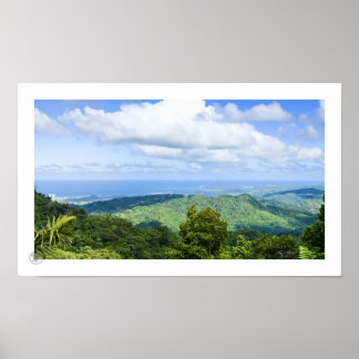 El Yunque Uitzicht Poster