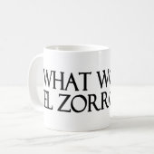 El Zorro Koffiemok (Voorkant links)