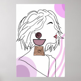 Ela de brinco novo poster