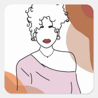 Ela Vierkante Sticker