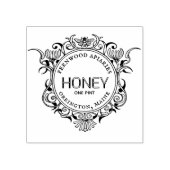 Elaborate Honeybee Lijst HONEY Rubber Stamp Rubberstempel (Afrduk)