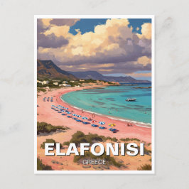 Elafonisi Elafonissi Beach Kreta Griekenland Reize Briefkaart