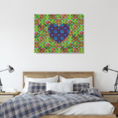 Elafonisi Heart Canvas Afdruk (Insitu (Slaapkamer))