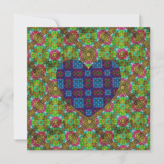 Elafonisi Heart Kaart (Voorkant)