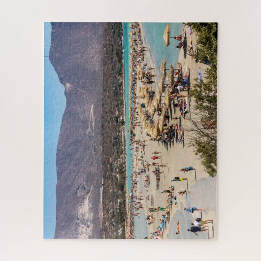 Elafonisi strand, Chania, Kreta, Griekenland Legpuzzel (Verticaal)