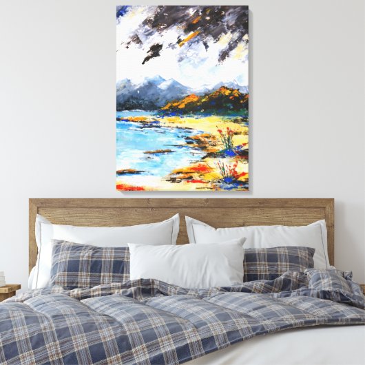 Elafonisos, Greece Canvas Afdruk (Insitu (Slaapkamer))