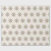 Elagant Rustic Noel Christmas Wrapping Paper Cadeaupapier (Vlak)