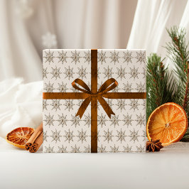 Elagante Rustic Noel Kerst Inpakpapier