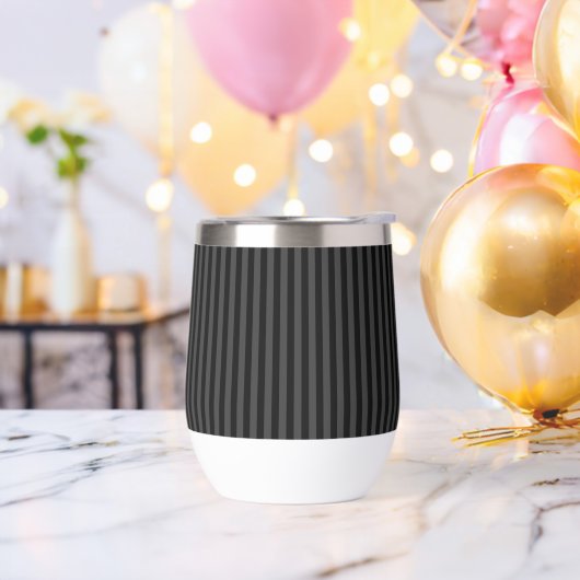 Elagnat Black & Smoky Black Vertical Stripes (Vrijgezellenfeest)