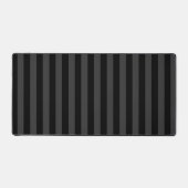 Elagnat Black & Smoky Black Vertical Stripes Bureaumat (Voorkant)