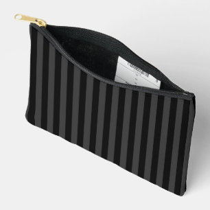 Elagnat Black & Smoky Black Vertical Stripes Etui