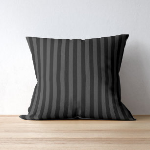 Elagnat Black & Smoky Black Vertical Stripes Kussen