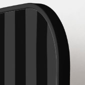 Elagnat Black & Smoky Black Vertical Stripes Pickleball Paddle (Links Detail)