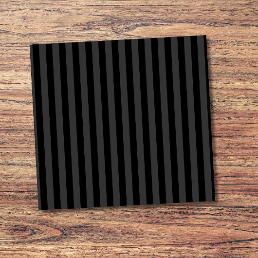 Elagnat Black & Smoky Black Vertical Stripes Post-it® Notes