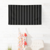 Elagnat Black & Smoky Black Vertical Stripes Spandoek (Insitu)