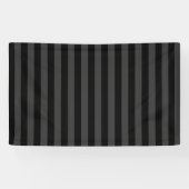 Elagnat Black & Smoky Black Vertical Stripes Spandoek (Horizontaal)