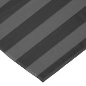Elagnat Black & Smoky Black Vertical Stripes Tafelkleed (Gekanteld)