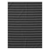 Elagnat Black & Smoky Black Vertical Stripes Tafelkleed (Voorkant)