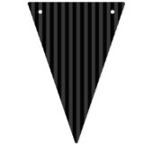 Elagnat Black & Smoky Black Vertical Stripes Vlaggetjes (Derde vlag)