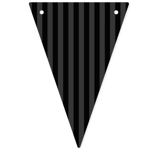 Elagnat Black & Smoky Black Vertical Stripes Vlaggetjes (Eerste vlag)