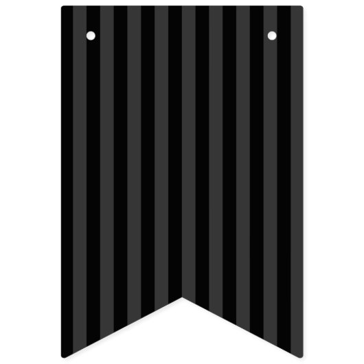 Elagnat Black & Smoky Black Vertical Stripes Vlaggetjes (Eerste vlag)