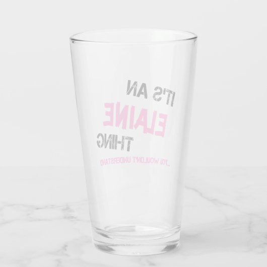 Elaine ding dat je niet zou begrijpen glas (Achterkant)