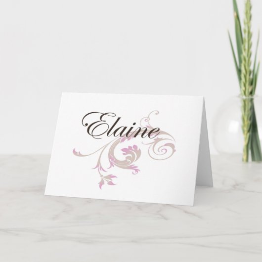 Elaine Kaart (Voorkant)