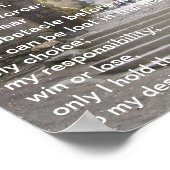 Elaine Maxwell. Mijn wil zal de toekomst vormgeven Poster (Hoek)