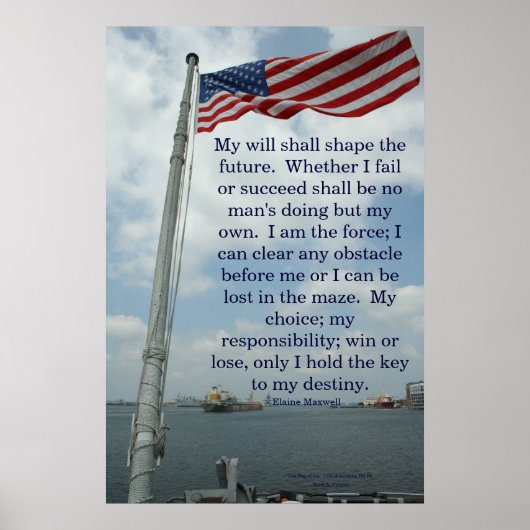 Elaine Maxwell Quote Poster (Voorkant)