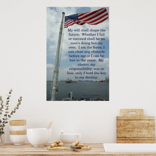 Elaine Maxwell Quote Poster (Keuken)