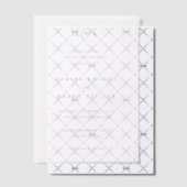 Elaine Monogram Elegant Wedding Vellum Uitnodigingen (Offset (Uitnodiging))