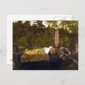 Elaine The Lady of Shalott King Arthur Briefkaart (Voorkant / Achterkant)