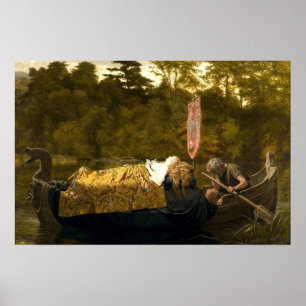 Elaine van Sophie Anderson Poster