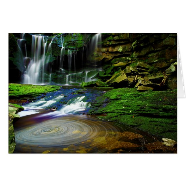 Elakala Waterval Blackwater Herfst State Park (Voorkant Horizontaal)