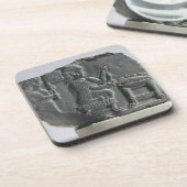 Elamite women spinning, neo-Elamite Period, c.700- Bier Onderzetter (Linkerzijde)