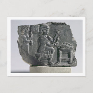 Elamite women spinning, neo-Elamite Period, c.700- Briefkaart