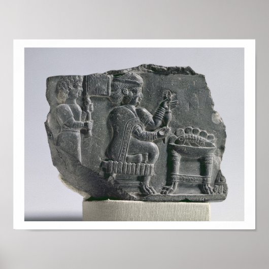 Elamite women spinning, neo-Elamite Period, c.700- Poster (Voorkant)