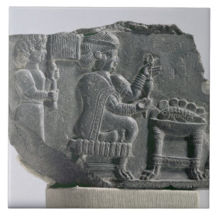 Elamite women spinning, neo-Elamite Period, c.700- Tegeltje