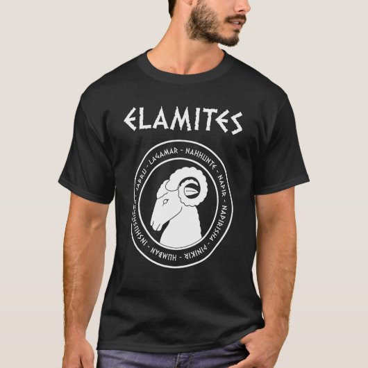 Elamites Ancient Bronze Age Civilization Elam Gods T-shirt (Voorkant)