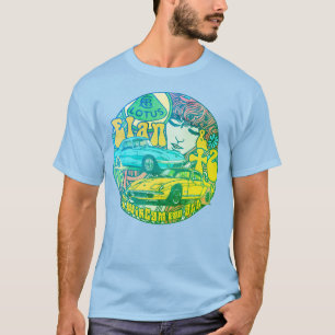 "Elan &+2" popshirt, vintel - blauw T-shirt
