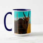 Eland Antelope Animal Zuid-Afrika ZA Mok (Links)