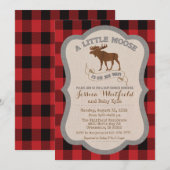Eland babyshower uitnodiging (Voorkant / Achterkant)