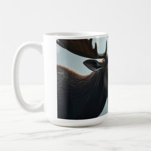 Eland blauw ontwerp koffiemok (Links)